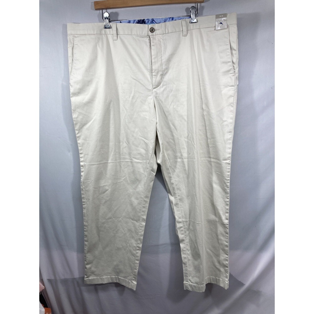 Tommy Bahama Boracay Flat Front Pants - Bleached Sand 48x30 NWT $158